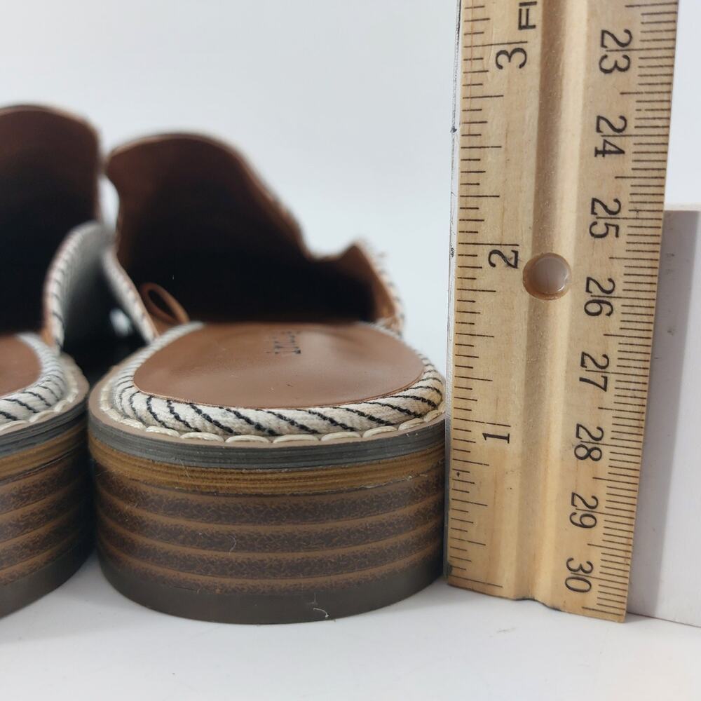 Indigo Rd. Womens Size 7.5 Hayze Mules Striped Textile Casual - Picture 6 of 10